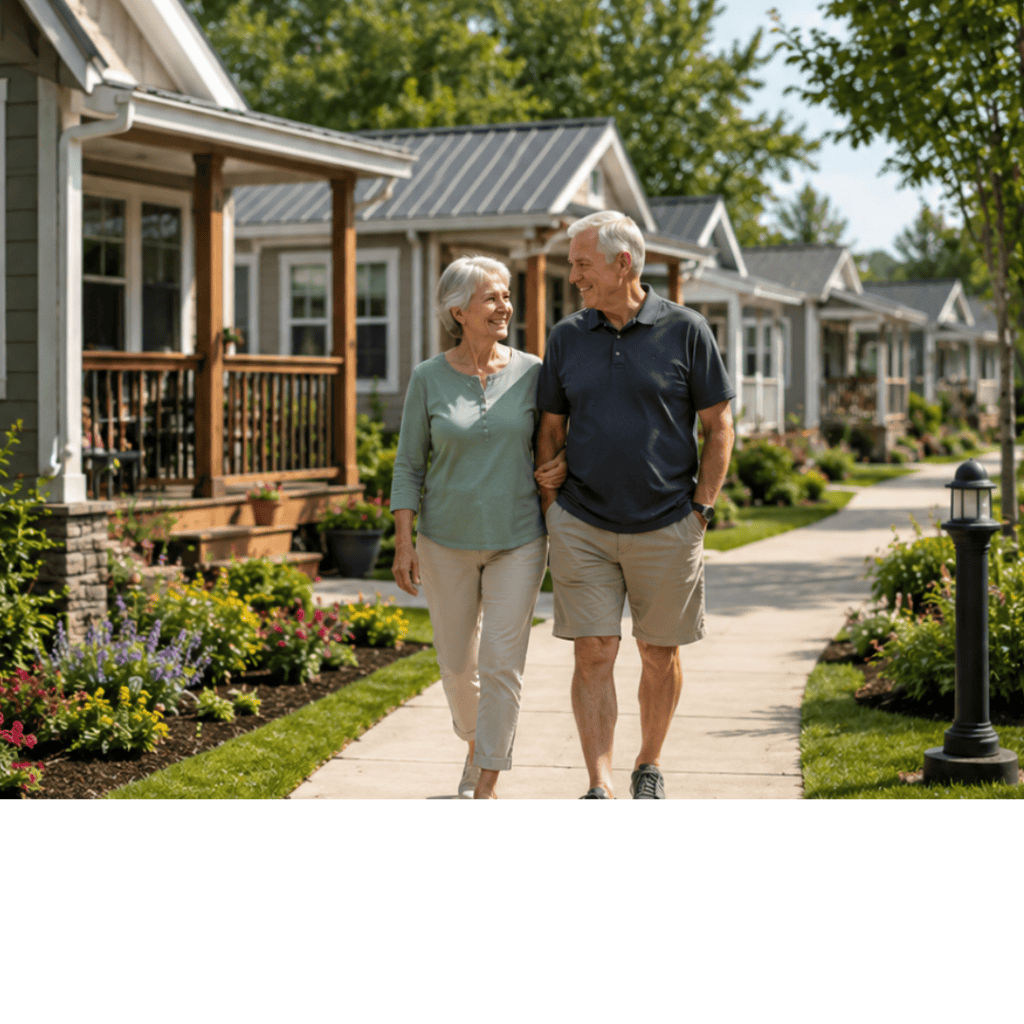 tiny home communities that welcome 55+ ages